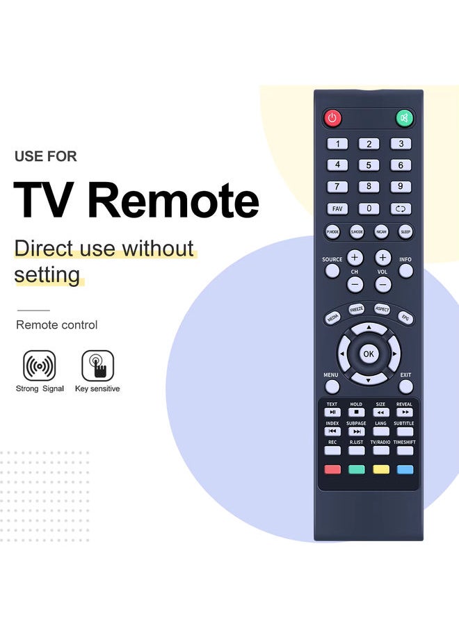 OMETTER - Remote Control for Manta LED TV 32 LED320M9 32LHN28L LED320H7 Telefunken TF-LED24S12T2 TF-LED28S42T2 smart LCD LED HDTV TV - Image 1