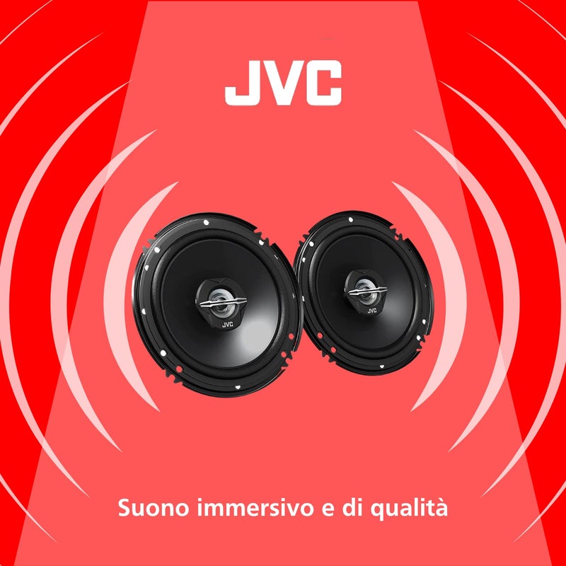 JVC جيفي سي إس جي 620 إكس (16 سم، مكبر صوت كوكسيل ثنائي الاتجاه أسود) - Image 2