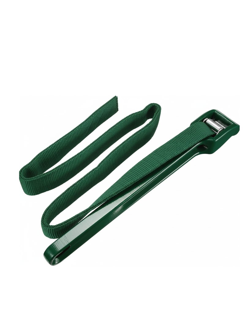 Biella 12" Adjustable Nylon Strap Wrench Pipe, Anti-Sliding Aluminium Oil Filter Fixed Hand Tool, Wrench Pipe Tool for Tractors, Oil Filters, Rubber Joints, Showers & Fuel Filters Etc... - Image 1