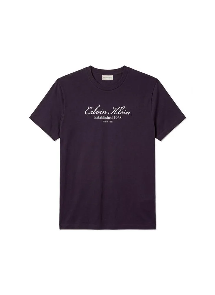 Calvin Klein Jeans  Script Logo Graphic T-Shirt for Men | Best Price UAE