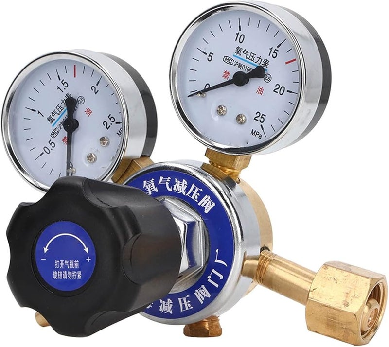 منظم الأكسجين النحاسي 2.5 ميجا باسكال صمام ضغط الغاز عالي الدقة والمتانة G5/8 - Image 3