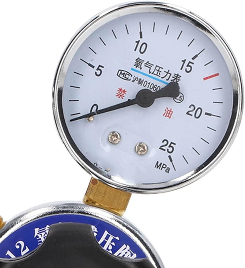 منظم الأكسجين النحاسي 2.5 ميجا باسكال صمام ضغط الغاز عالي الدقة والمتانة G5/8 - Image 4