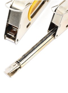 FIS Fis Heavy Duty Metal Stapler Gun Tacker Staples used 23/6,23/8,23/10,24/6 mm Color Silver/Yellow -FSSFNGT-12  - Image 3