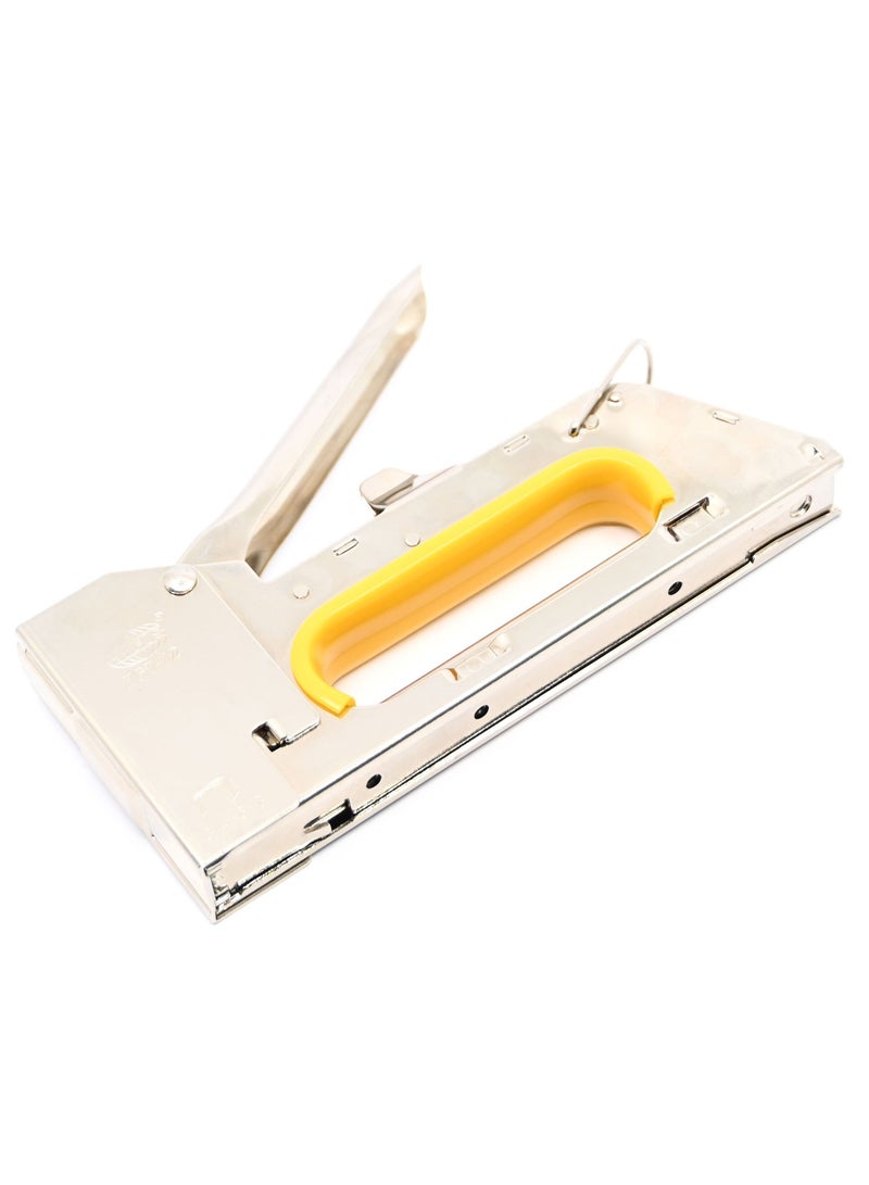 Fis Heavy Duty Metal Stapler Gun Tacker Staples used 23/6,23/8,23/10,24/6 mm Color Silver/Yellow -FSSFNGT-12 - Image 2