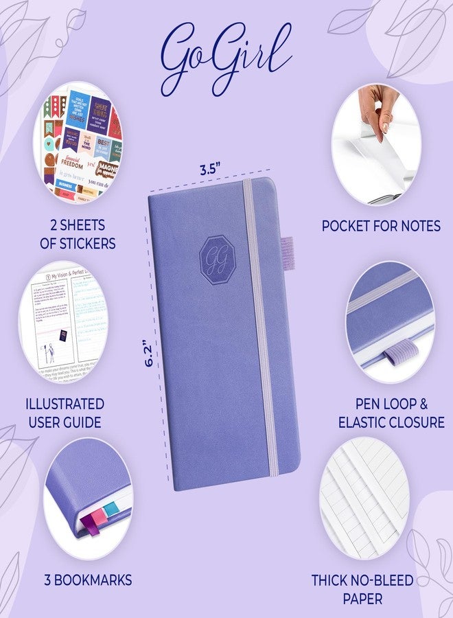 GoGirl Planner and Organizer for Women - Pocket Weekly Planner, Goals Journal & Agenda for Time Management & Productivity. Undated (Lavender) - Image 2