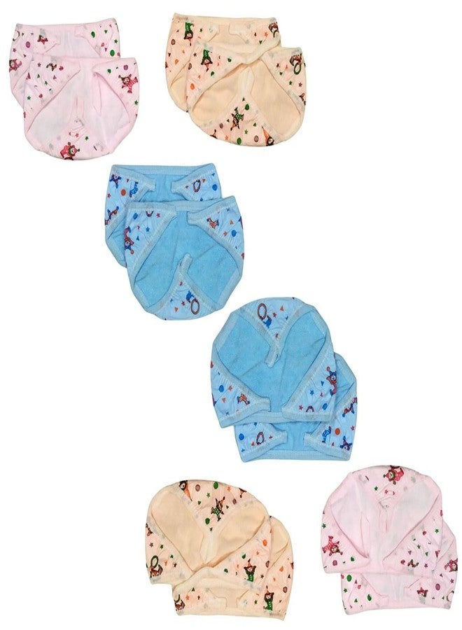 IGNOTO Leakproof Washable Baby Nappy - Say Goodbye to Diapers, Go Soft, Save Money & Keep Baby Comfortable (3-6 Months/Pack of 6) - Image 1