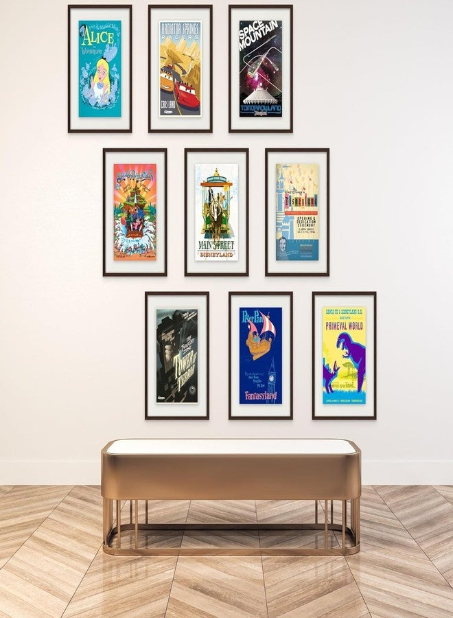 BigWig Prints Disney Parks Wall Art - Disneyland Wall Art, Disneyland Gifts, Vintage Retro Disney Theme Park Merchandise, Splash Mountain Poster, Collectibles, Memorabilia -Unframed Reproduction Set of 9 (11x17") - Image 4