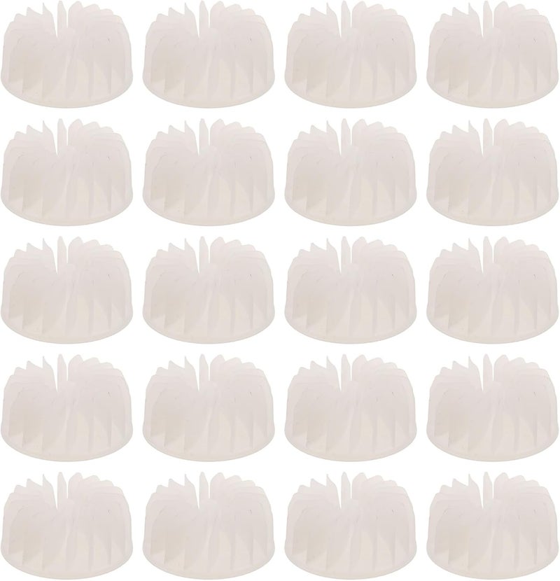 Didiseaon 20pcs Hair Dryer Fan Blades: Mini Plastic Hair Dryer Repair Fan Blades Replacement Leaves for DIY Salon Blowdryers Maintenance Accessories - Image 1