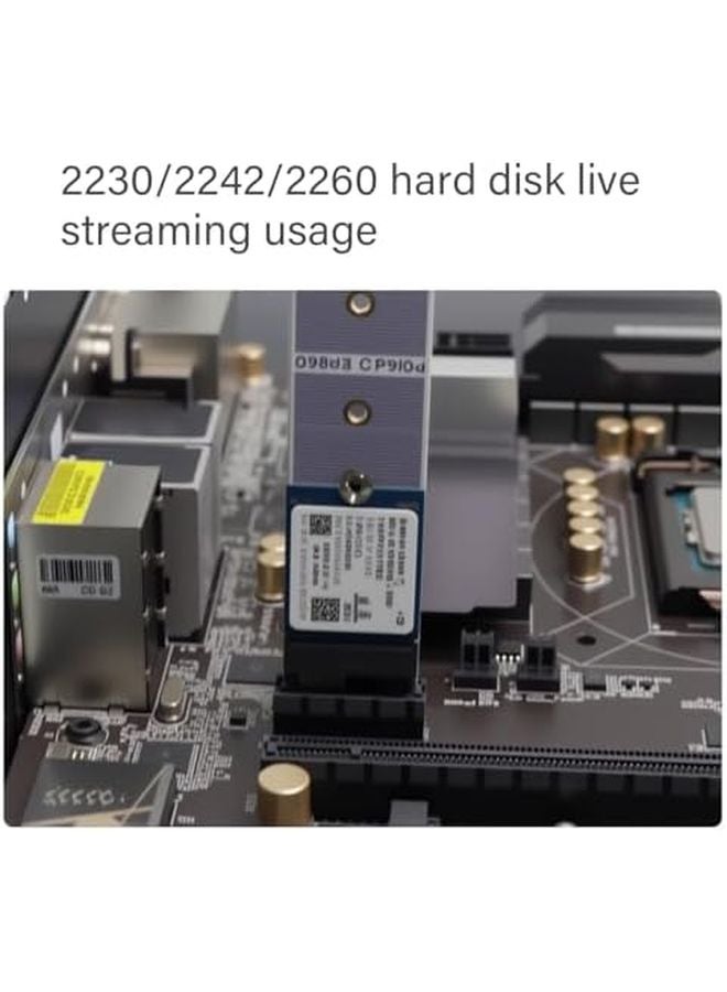 PCIe 5.0 NVMe M.2 SSD to PCIe Expansion Card Adapter for Desktop Easy Installation - Image 5