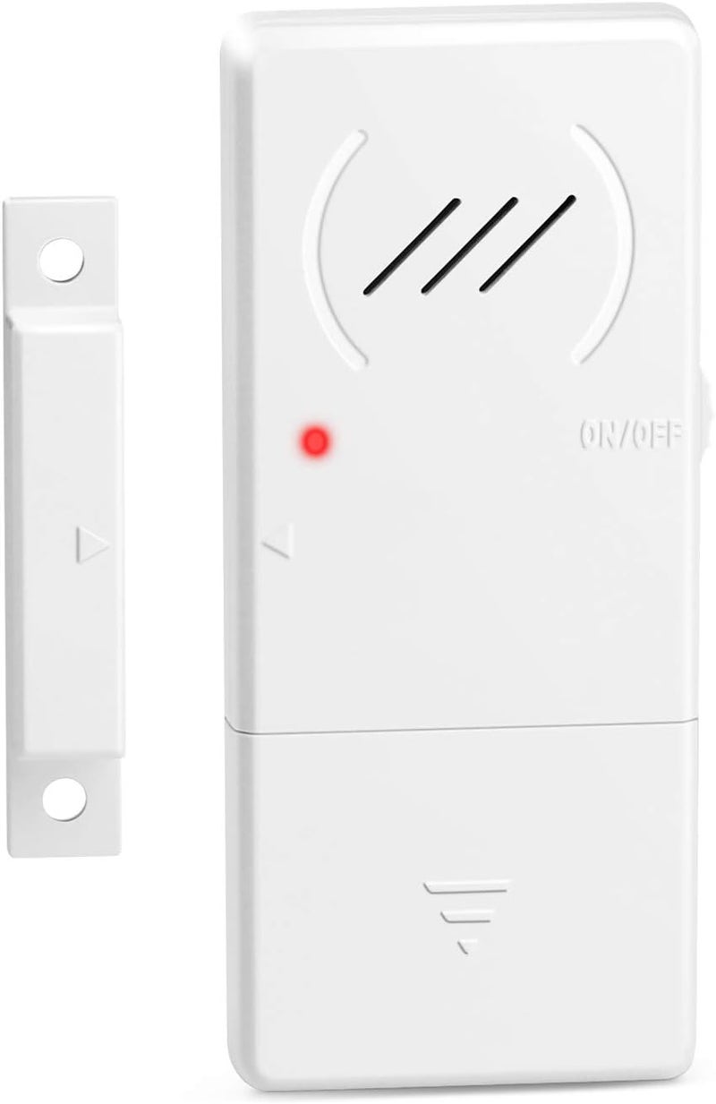 wsdcam Refrigerator Alarm When Opened 60 Seconds Time Delay, 90dB Loud, Ultra-slim Wireless Fridge Alarm Door Open Alarm, Freezer Door Alarm with Delay - Image 1