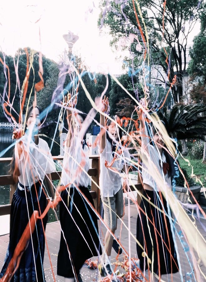 Hazyore 12 Bags of Hand Thrown Ribbons, Confetti Bullets, Easy to Clean Handheld Streamer, Birthday Wedding Banquet Decoration Celebration Activities Magic Shredder School Opening Graduation - Image 5