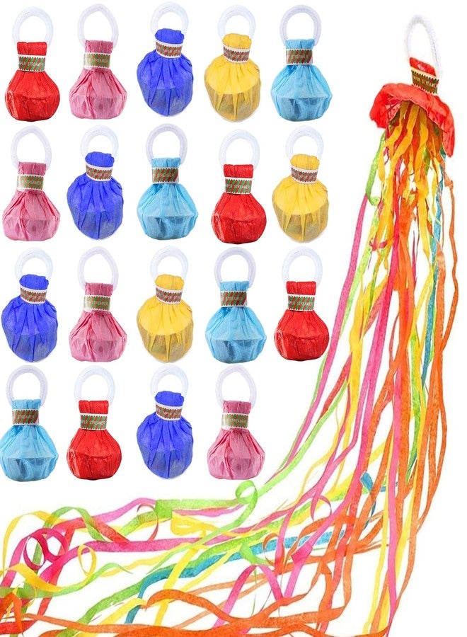 Hazyore 12 Bags of Hand Thrown Ribbons, Confetti Bullets, Easy to Clean Handheld Streamer, Birthday Wedding Banquet Decoration Celebration Activities Magic Shredder School Opening Graduation - Image 2
