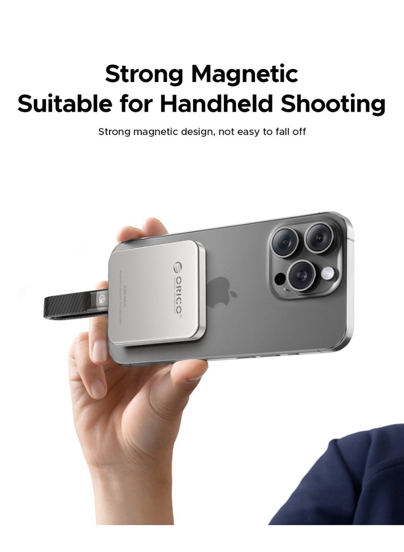 Orico ORICO 512GB Magnetic External SSD, 4K ProRes HDR Record and Store Up to 2000MB/s Portable Solid State Drive  for External SSD Hard Drive K20mini - Image 1