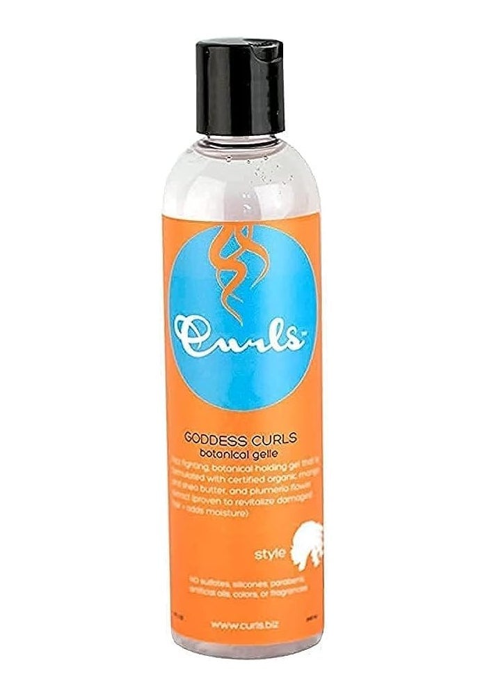 Curls Blueberry Goddess Curl Botanical Gelle - 8 Oz Strong Hold Gel for Curly Hair - Image 1