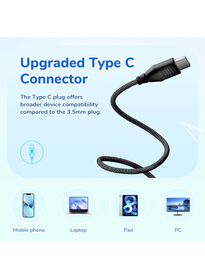 إيرفن سماعات EarFun K3 للأطفال فوق الأذن مزودة بميكروفون، محدد مستوى صوت آمن 85/94 ديسيبل، صوت ستيريو عالي الدقة، منفذ 3.5 مم، تصميم سلكي قابل للطي، مناسبة للمدرسة والسفر والأولاد والبنات والتابلت والآيباد. - Image 4