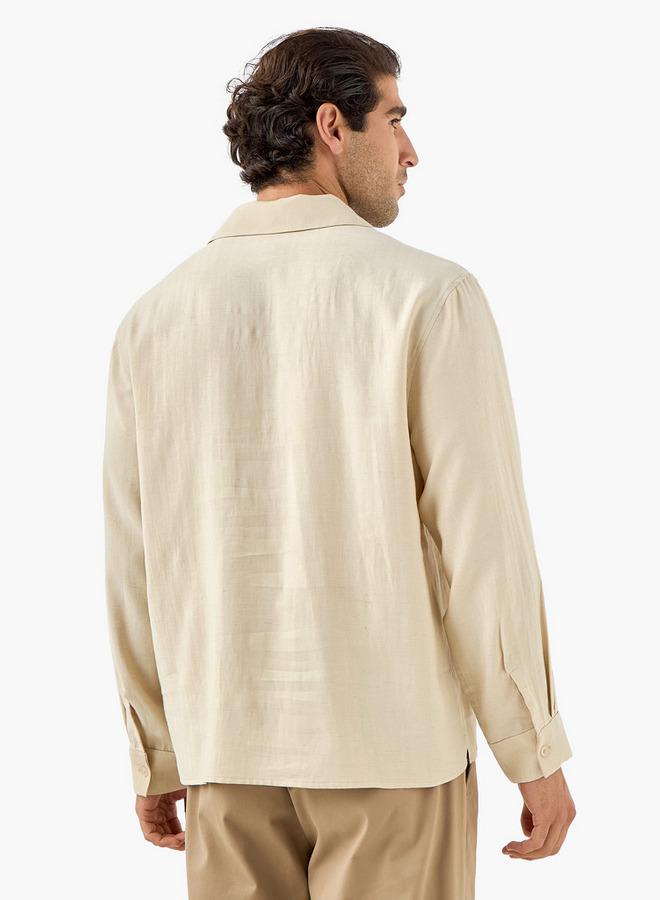 ايكونيك قميص كلاسيكي بياقة وجيب صدر - Image 3