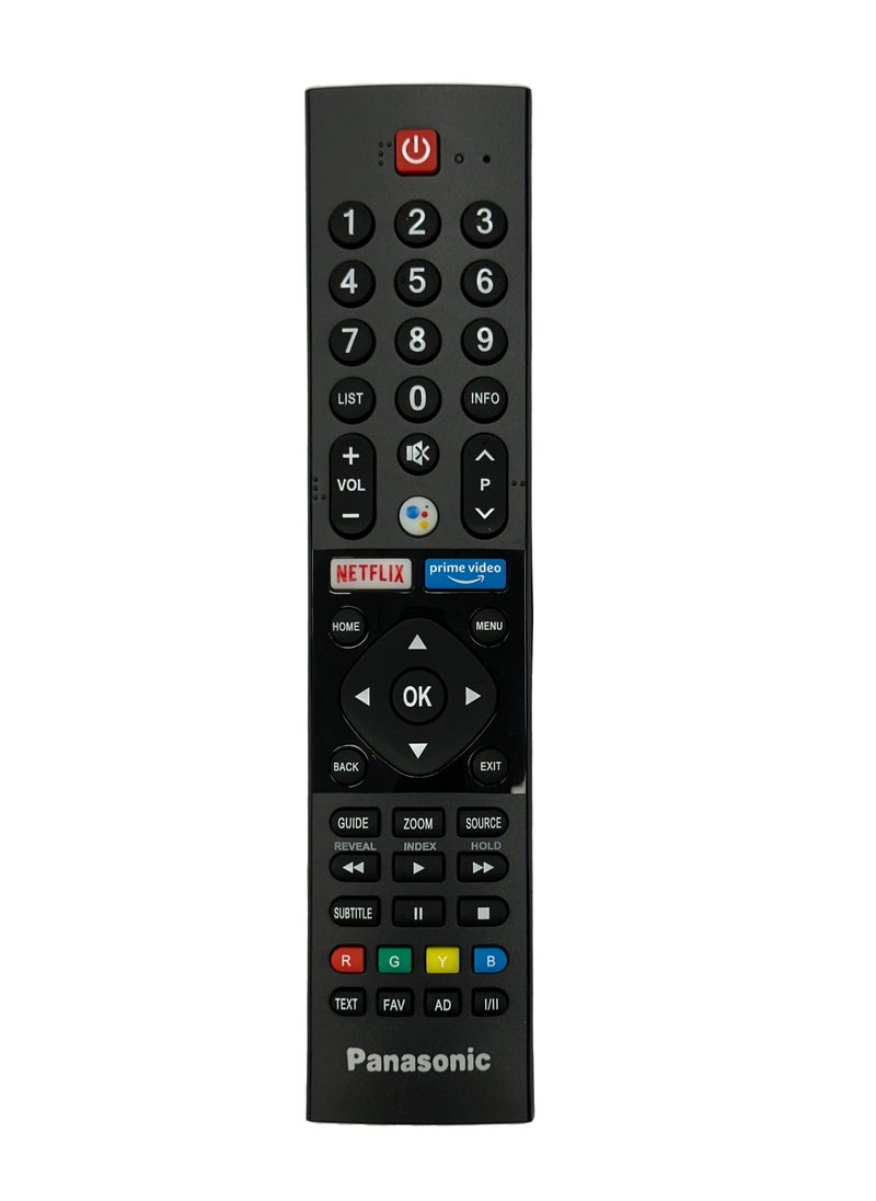 Raxoom Replacement Remote Control Compatible for Panasonic Smart TV Voice Supported Panasonic Smart TV Remote Controller - Image 1