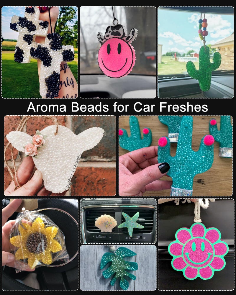 HOTGODEN 5LB Unscented Aroma Beads for Car Freshies, Clear Gel Crystal No Fragrance, DIY Homemade Natural Eva Beads Bulk - Image 5