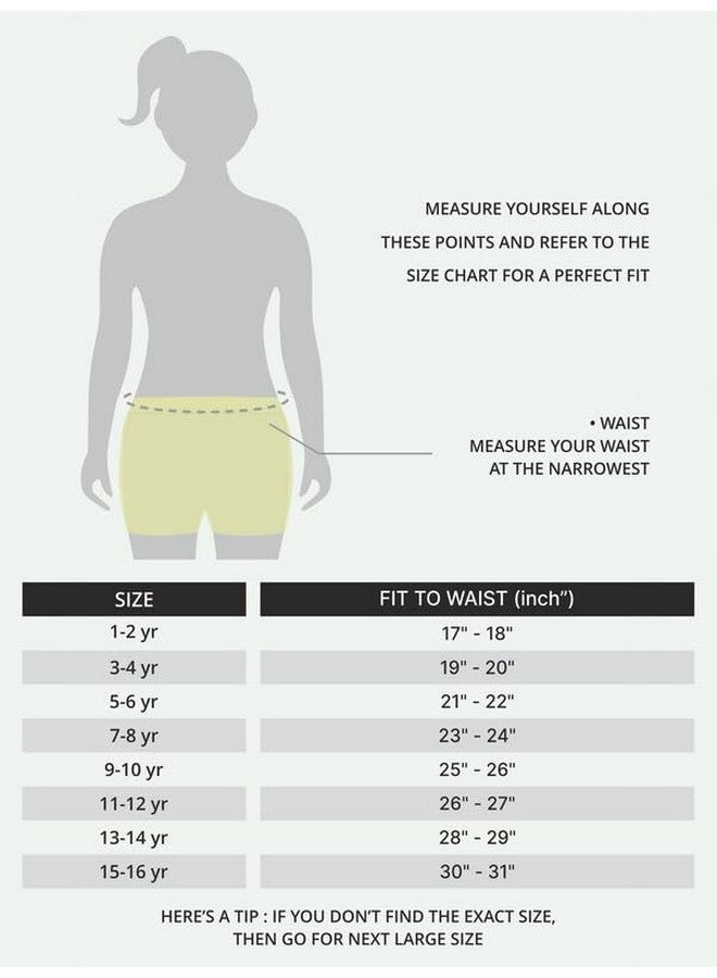 ARIEL Girls Cotton Boyshorts (Pack of 3)(AR-GirlsShorts-Unicorn-1112-P3_Multicolored_11 Years-12 Years) - Image 3