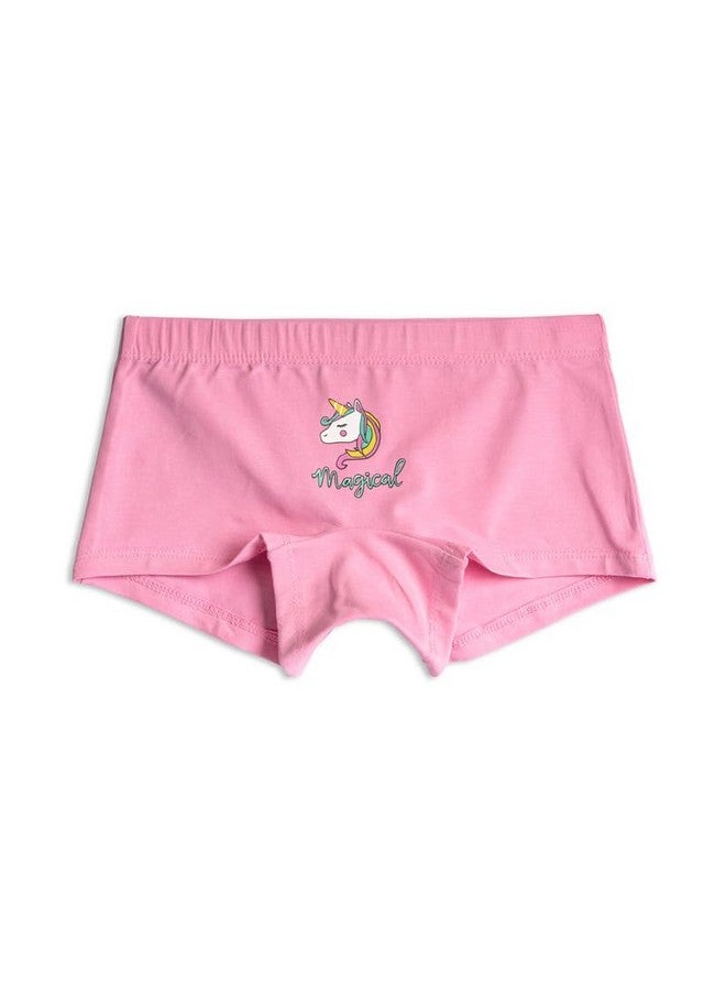 ARIEL Girls Cotton Boyshorts (Pack of 3)(AR-GirlsShorts-Unicorn-1112-P3_Multicolored_11 Years-12 Years) - Image 5