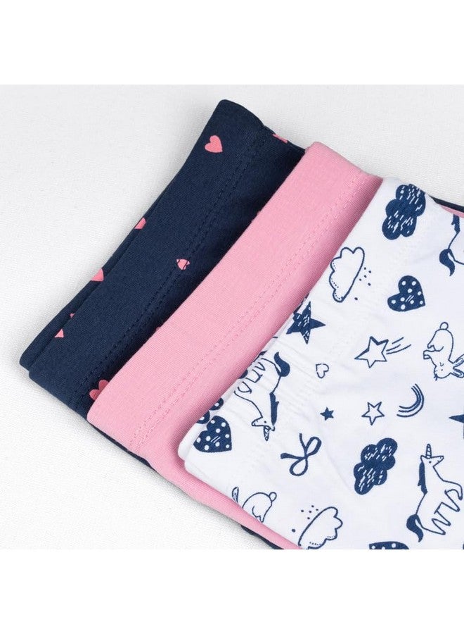 ARIEL Girls Cotton Boyshorts (Pack of 3)(AR-GirlsShorts-Unicorn-1112-P3_Multicolored_11 Years-12 Years) - Image 4