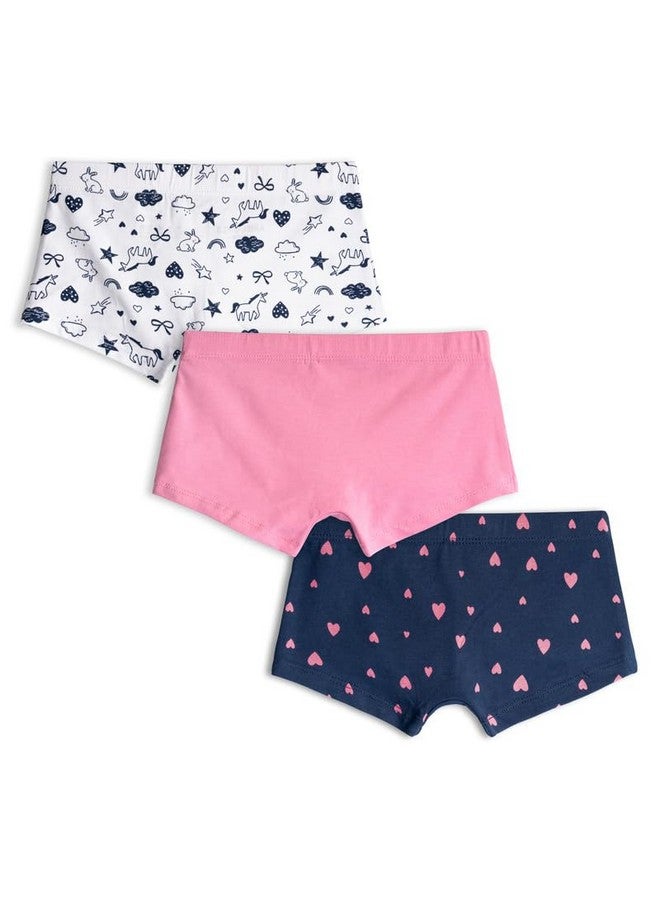 ARIEL Girls Cotton Boyshorts (Pack of 3)(AR-GirlsShorts-Unicorn-1112-P3_Multicolored_11 Years-12 Years) - Image 2