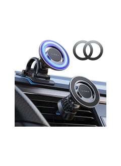 Lisen Fits MagSafe Car Mount For iPhone Strong Magnetic Phone Holder For Car Vent Dashboard HandsFree iPhone Car Mount Holder Car Accessories For MagSafe iPhone 14 Pro Plus 12/13 All Phones Tablets  - Image 1