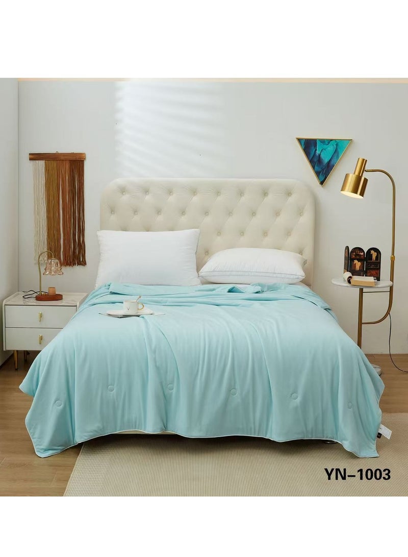 ShinyFlower Cooling Technology Summer Comforter With 100% Polyamide Fabric And Cooling Fill Ultra-Soft Lightweight Quilt Single Size 160x220cm Double Size 220x240cm - Image 1