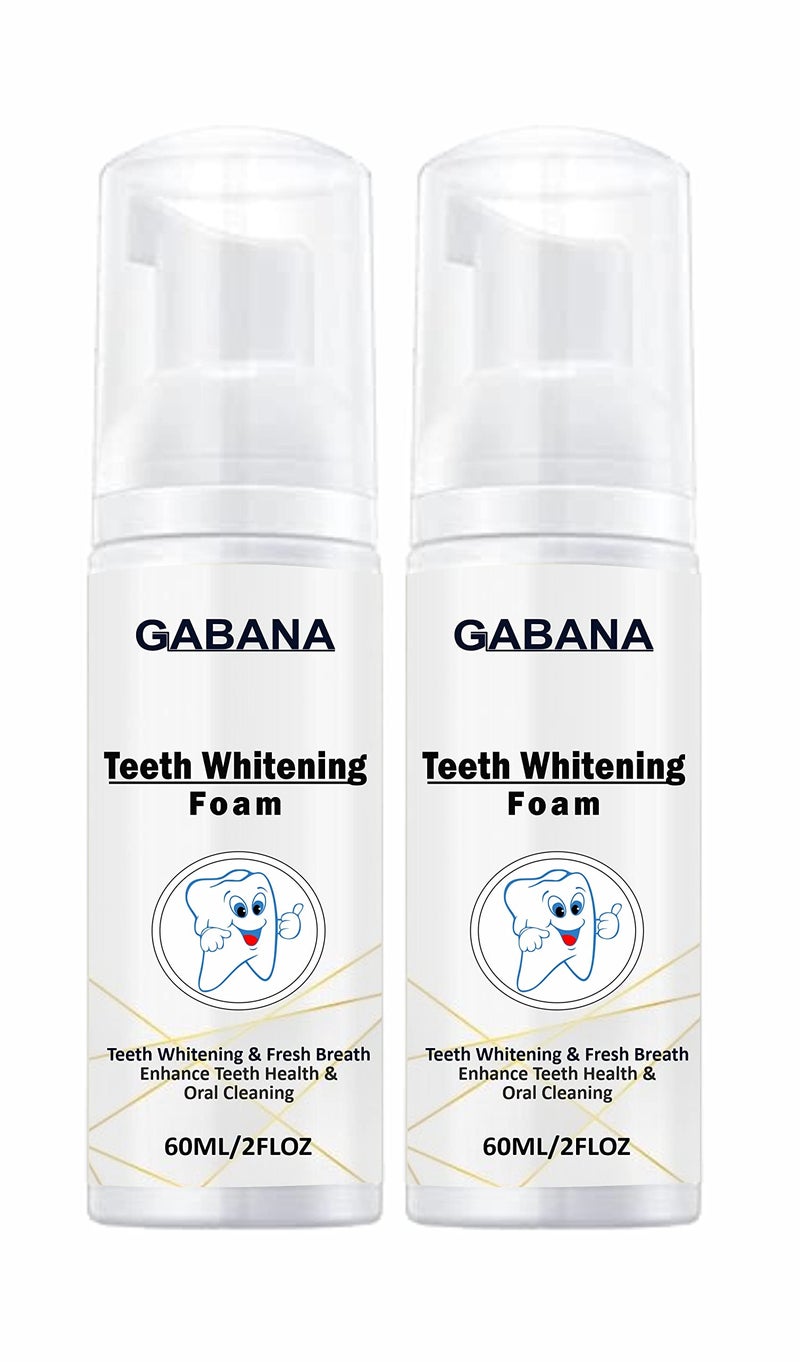 GABANA Natural Toothpaste for Deep Repair of Sensitive Teeth (Pack of 2, 60 ml)|Toothpaste in Fresh Colgate TOOthpaste for Whitening teeth toothpaste Gel for Long Lasting Whitener teeth Whitening Foam - Image 1