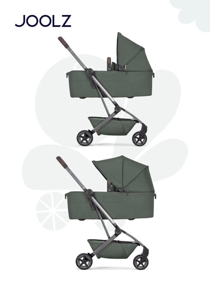 جولز سرير أطفال مدمج وخفيف الوزن إير² | طي ذاتي الوقوف | مناسب للأطفال حديثي الولادة | اللون الأخضر الغابي | مرتبة قابلة للتنفس | حماية من الشمس UPF 50+ | مدمج للغاية | 90x42x15 سم | 3.9 كجم - Image 5