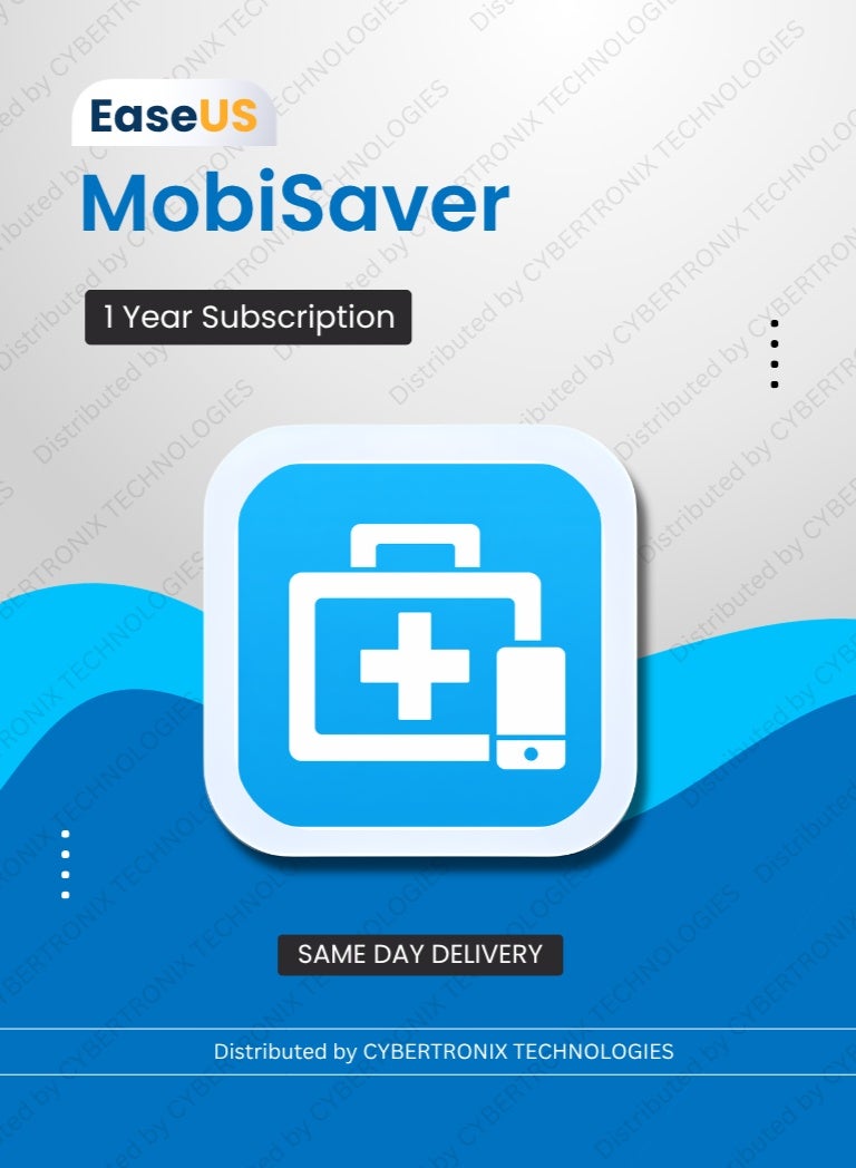 EaseUS MobiSaver |1 Device 1 Year | Digital License | Same Day Delivery
