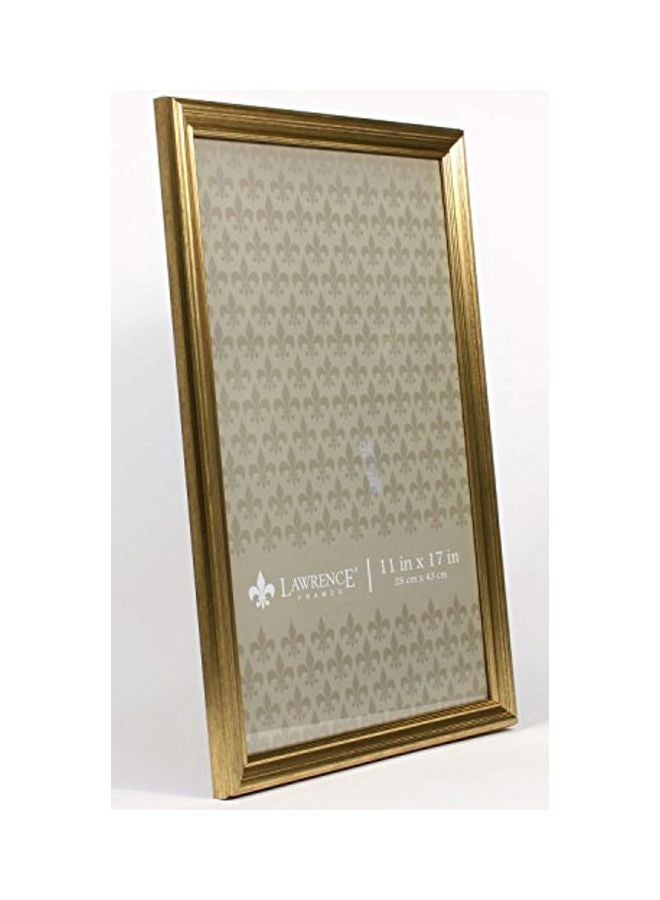 Lawrence Frames Lawrence 536217 11x17 Sutter Burnished Gold Picture Frame - Image 2