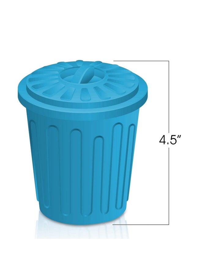 ArtCreativity 4.5 Inch Mini Trash Can Set 12 Pack Miniature Garbage Bin Toy In Assorted Colors Unique Desk Organizer Birthday Party Favors For Boys And Girls Classroom Decor Carnival Prize  - Image 4