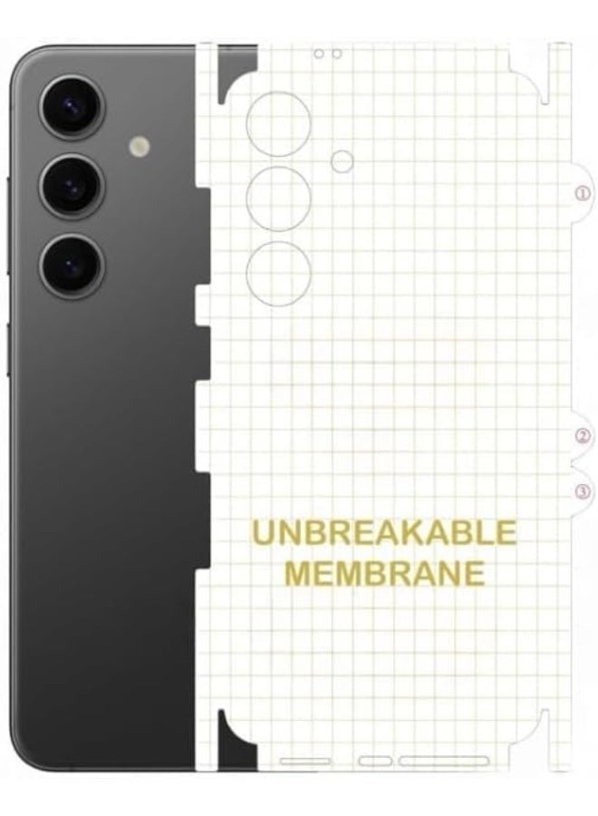 Muzz Matte Back Sticker Screen Protector for Samsung Galaxy S24 - Anti-Fingerprint, Anti-Scratch - Image 1