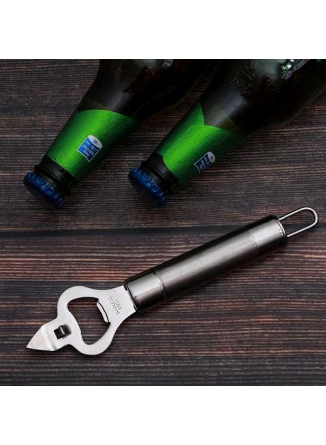 Royalford Bottle Opener Chrome Plated Stainless Steel Dishwasher Safe 19X4.3Cm Silver - Image 5