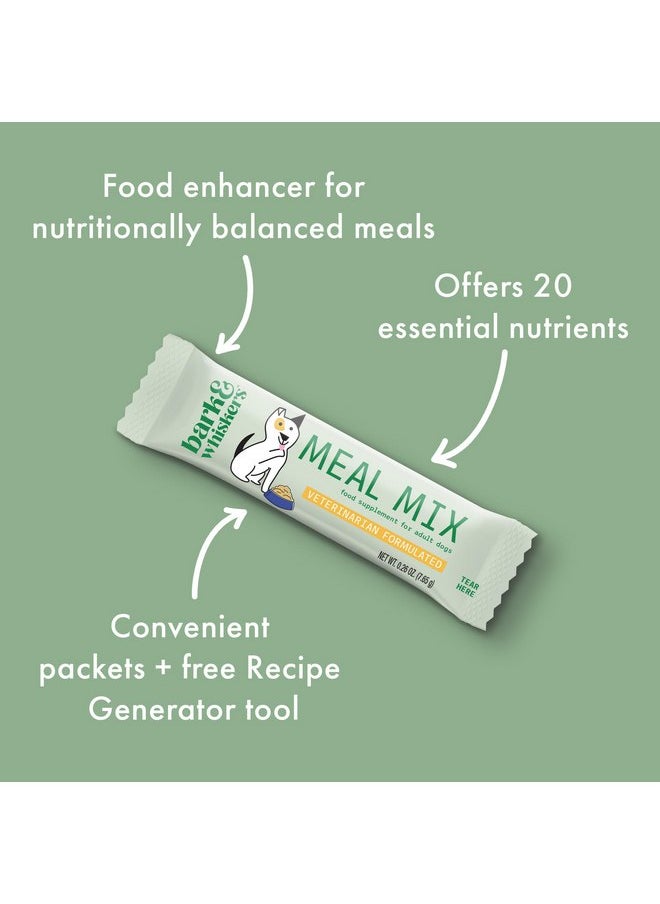 Dr. Mercola Dr. Mercola Bark & Whiskers Meal Mix for Adult Dogs, 8.09 Oz. (229.5 g), 30 Packets, Offers 20 Essential Nutrients, Promotes Digestive Health, Veterinarian Formulated, Non-GMO  - Image 5