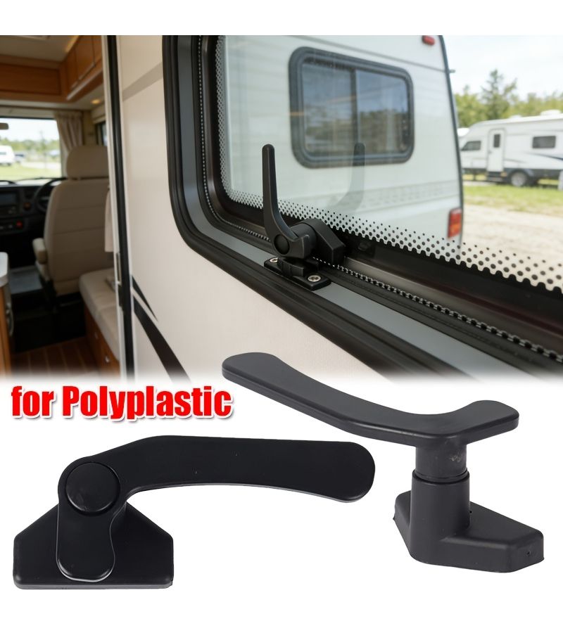 Compatible Polyplastic Window Handle Lock 01 Sliding With Button Secure RV Lock - Image 2