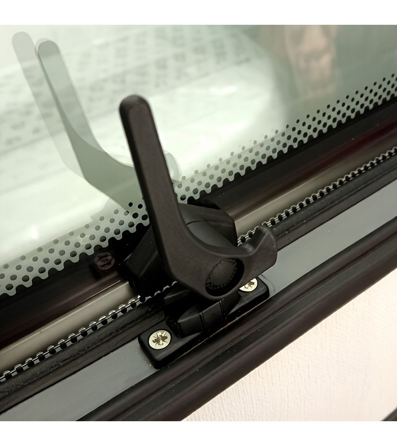 Compatible Polyplastic Window Handle Lock 01 Sliding With Button Secure RV Lock - Image 4