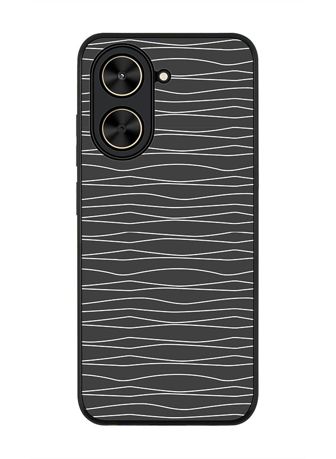 Stylizedd For Xiaomi Poco C71 / Redmi A5 4G Case,Slim fit Camera Protection, Shockproof Thin Phone cover  - Squiggly Lines