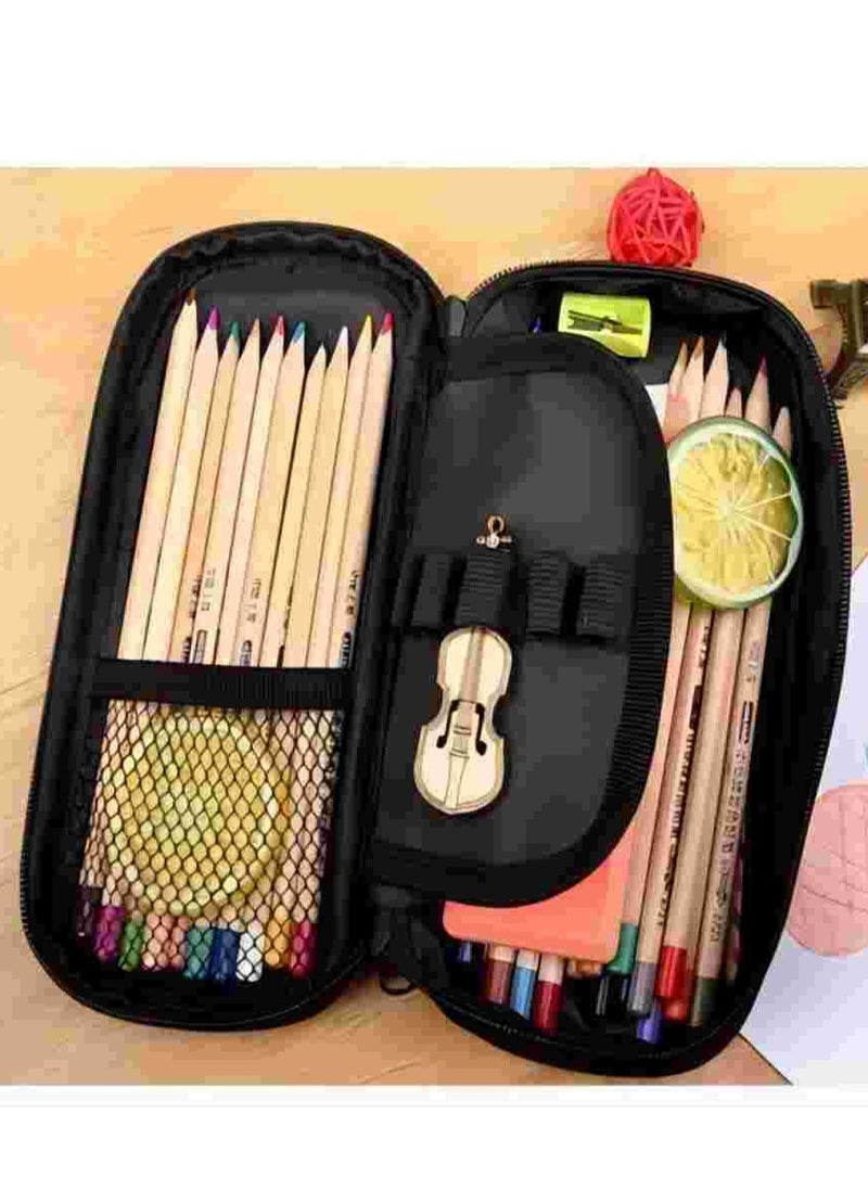 Generic - Cristiano Ronaldo Large Capacity Pencil Case Compartment Pouch Pen Bag for School Teen Boy gift for boy - Image 1
