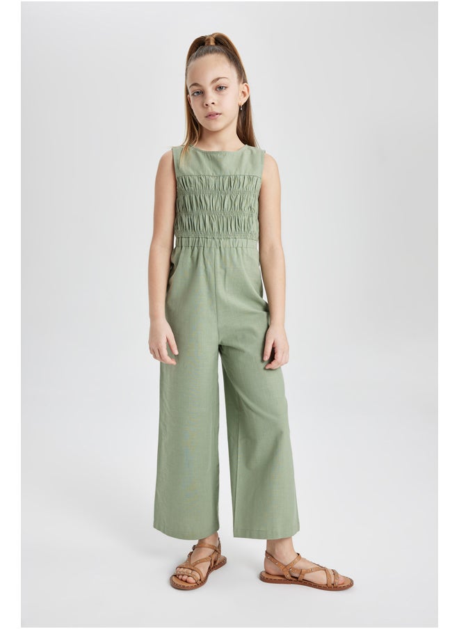 DeFacto - Girl Regular Fit Sleeveless Jump Suit - Image 1