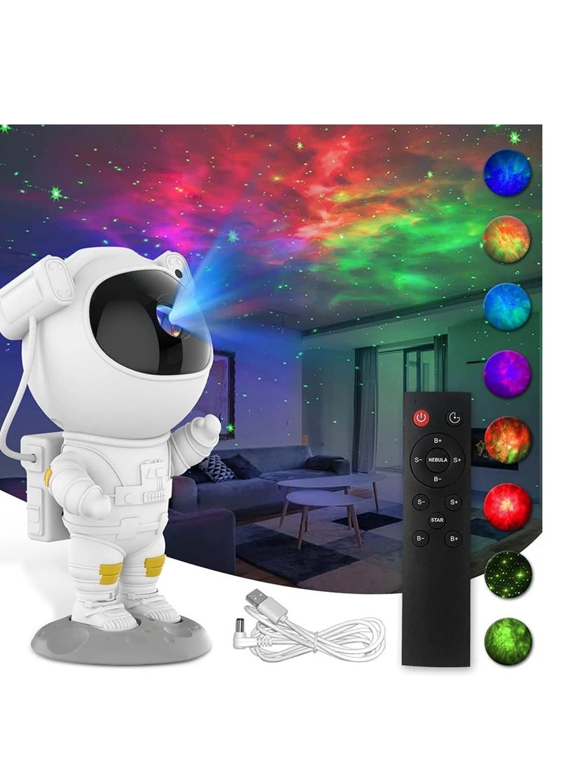 ELTRAZONE Night Lights Star Projector. Astronaut Nebula Galaxy Projector with Timer, Remote Control and 360°Adjustable Design. For Room Decoration Party - Image 1