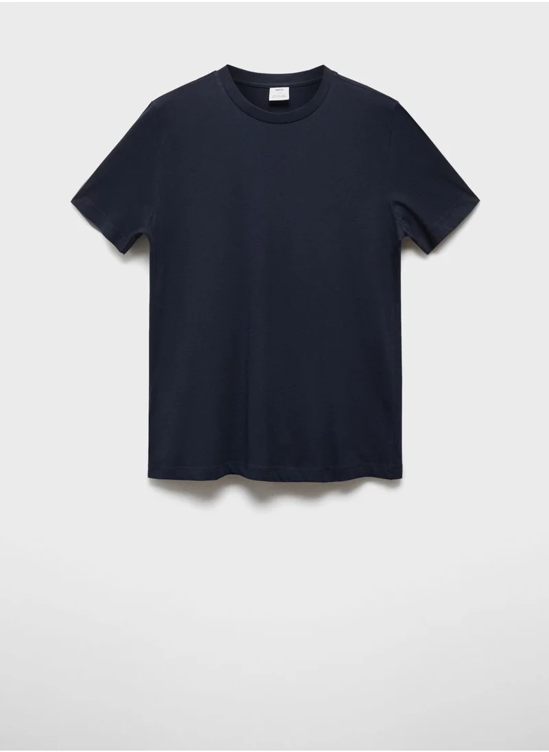 مانجو مان Essential Crew Neck T-Shirt