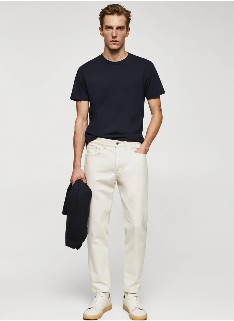 مانجو مان Essential Crew Neck T-Shirt