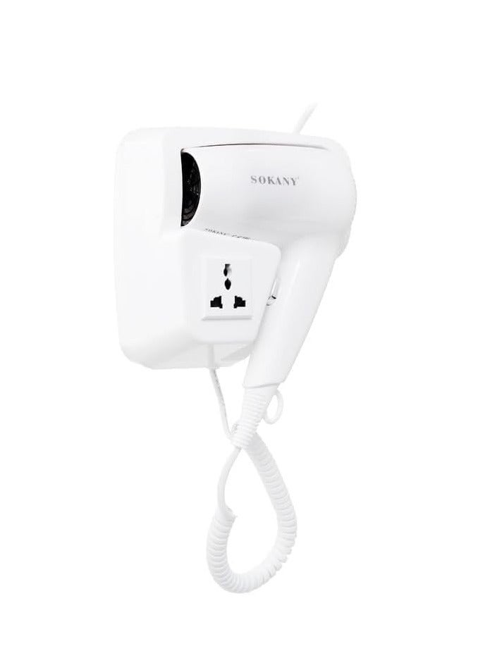 Sokany wall mounted hair dryer in professional hotel, salon, home bathroom - Image 3