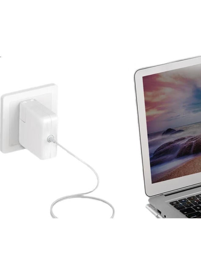 Mryc Apple Laptop Charger 60W, Compatible With Macbook Pro A1278 A1181 A1184, 1.7M Power Adapter Cable, 16.5V 3.65A - Image 1
