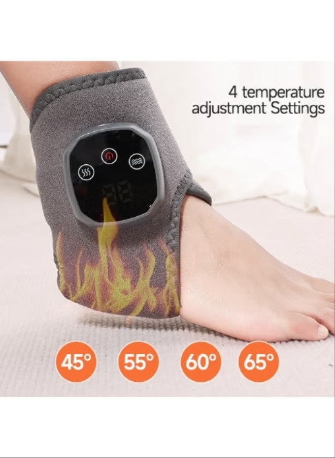 Portable Foot Massager with LCD Screen - Ankle Heater Featuring Temperature Visualization, 1800mAh High-capacity Battery, Adjustable Intensity Levels, Low Noise, and Type-C Charging Port. Suitable for Office Workers, Those Who Stand for Long Periods - Image 1