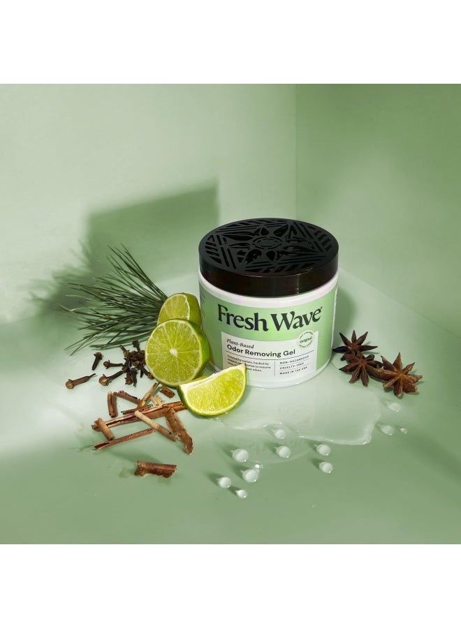 Fresh Wave جل إزالة الروائح فريش ويف 15 أونصة عبوة من 2 مزيلات الروائح للمنزل تخفيف الروائح بشكل آمن طبيعي قائم على النباتات مزيل الروائح كل 15 أونصة يدوم 30-60 يومًا للطهي القمامة الحيوانات الأليفة - Image 5