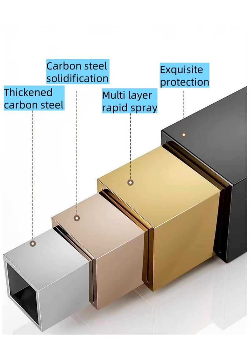 Loquat Metal Garment Rack, Multi-functional Clothes Rack Coat Rack with Bottom Storage Shelf and Wheels, Portable Freestanding Hanger Shelf Clothes Organizer Metal Stand for Shoes Hats Clothes Handbags Toy - Image 5