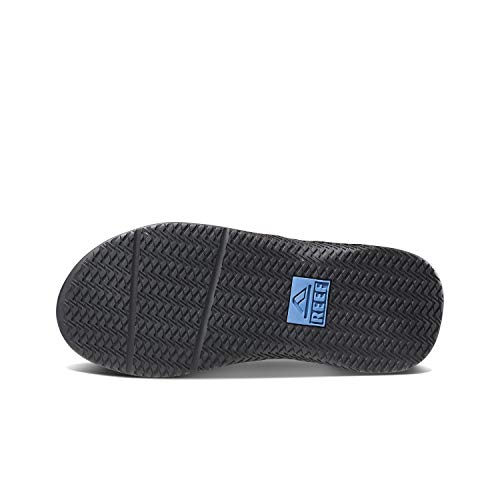 Reef Anchor Mens Beach Flip Flop, Water Friendly, Cushioning Heel Airbag, Grey/Blue, 13 - Image 5